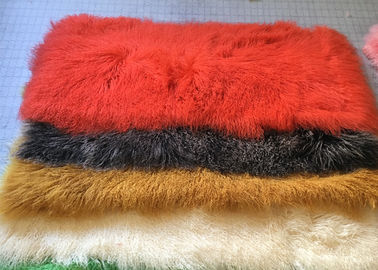 Китай Покрашенные монгольские роскошные ходы меха для соф, небольшого длинного половика овчины шерстей поставщик