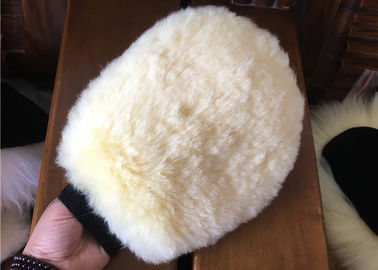 Китай Прочное реальное 100% шерсть перчатки мойки овчины для очищая поверхности пластмассы/металла поставщик