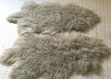Китай Ткань меха тибетской овечки монгольская на серый цвет 60 * 90км подушки хода поставщик