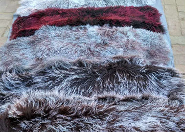 Китай Кожа овец реального монгольского ламбскин волос ткани 15км меха длинного монгольского курчавая поставщик