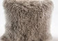 Овчина монгольской подушки хода ламбскин белой неподдельная с естественными скручиваемостями поставщик