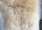 ткань меха длинных шерстей 120*180км реальная монгольская, белый половик овчины для питомника  поставщик