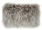 Живущая комната 16 дюймов вьющиеся волосы монгольской подушки меха длинного с микро- подкладкой замши поставщик