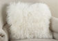 Крышка подушки 20 дюймов квадратная белая расплывчатая, мягкая монгольская подушка Лумбар меха  поставщик