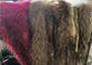 Отделка шарфа воротника меха енота естественного цвета верхняя роскошная для одежды поставщик