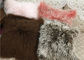 Подушка меха овечки тибетской крышки подушки Ламбсвоол естественная длинная с волосами монгольская поставщик