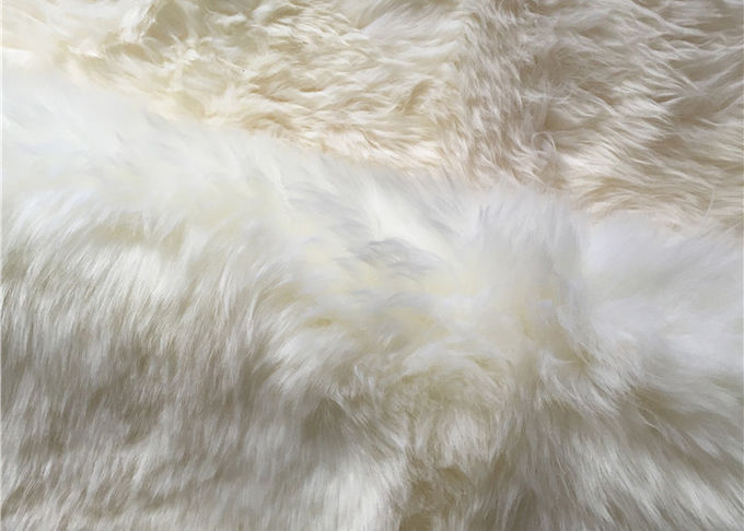 половика овчины 120*180км шерсти квадратного Креам австралийского мягкие длинные с анти- затыловкой выскальзывания