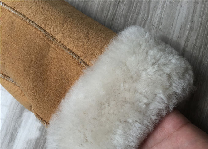 Ручной работы самые теплые перчатки овчины для дам с размером 5 до 6км тумака