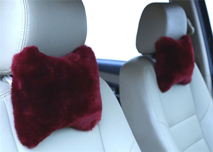 Боне подушка сидения Ламбсвоол формы мягко удобная для украшения/заголовника автомобиля