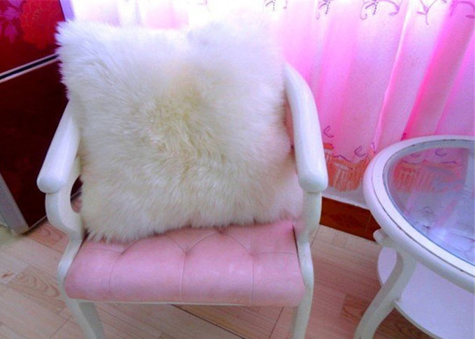 Подушка сидения Ламбсвоол софы стула декоративная мягкая с неподдельной овчиной