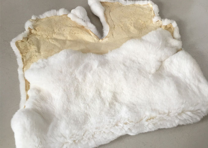 Плотность изготовленного на заказ реального мягкого меха кожи кролика Рекс Вашабле тяжелая для неподдельного одеяла