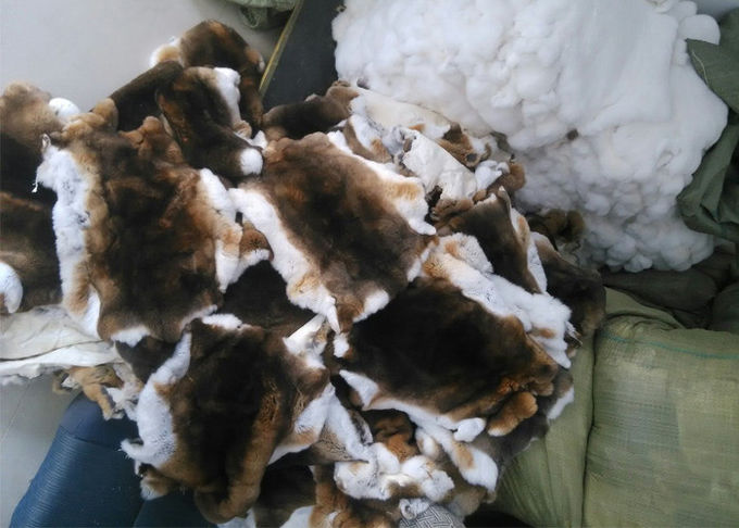 Кожа кролика Рекс домашней ткани реальная Виндпрооф греет для подкладки пальто зимы