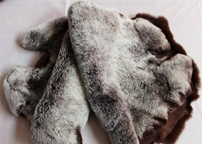 Цвет 25*35км Брауна кожи кролика Рекс аксессуаров подкладки пальто ровный естественный