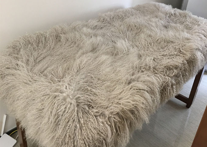 Ткань меха тибетской овечки монгольская на серый цвет 60 * 90км подушки хода