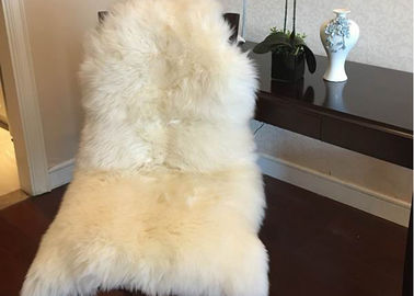 Китай Шерсти Мерино домашнего декоративного белого реального половика овчины длинные форма 60 кс 90км естественная  поставщик