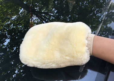 Китай Неподдельный Миттен мытья шерстей стороны двойника перчатки мойки овчины для детализировать автомобиля поставщик
