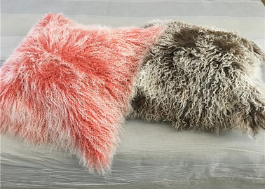 Китай Прямоугольная красочная монгольская крышка валика овечки, мягкие расплывчатые декоративные подушки  поставщик