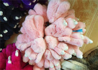 Китай Сумка кролика хлопка 100% ПП заполняя очаровывает цвет 15км 18км колец для ключей розовый компания