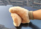 Перчатка мытья автомобиля Ламбсвоол свободного образца перчатки мойки овчины полируя с большим пальцем руки поставщик