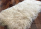 Придавать огнестойкость цвета бежа половика 60кс120км овчины одеяла кровати меха монгольский поставщик