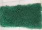 Темная ая-зелен покрашенная монгольская нежность одеяла 60 С120км хода Ламбскин с длинными волосами поставщик