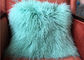 Ход меха овец волос монгольской подушки меха роскошный покрашенный реальный длинный для дома поставщик