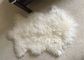 Шубнина шерстей монгольского пола зоны снега хода шерстей половика овчины неподдельного белого реальная поставщик