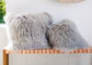 Длинные шерсти украшают дырочками монгольский дюйм подушки хода 20кс20 меха овечки для комнаты условия воздуха поставщик