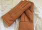 Перчатки овчины Шеарлинг Виндпрооф людей, толстое мех выровнянные Миттенс кожаных перчаток  поставщик