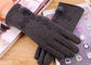 Перчатки ватки микро- женщин бархата, мягкие перчатки Сматоуч с подкладкой меха поставщик