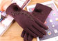 Перчатки ватки микро- женщин бархата, мягкие перчатки Сматоуч с подкладкой меха поставщик