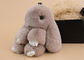 Портативное милое привесное мех Кейчайн кролика для аксессуаров автомобиля/сумки поставщик