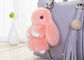 Портативное милое привесное мех Кейчайн кролика для аксессуаров автомобиля/сумки поставщик