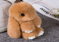 Мех Кейчайн кролика подарка рождества прекрасное милое с формой животного зайчика поставщик