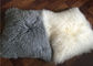 случая подушки шерстей овчины подушка ламбскин крышки подушки шерстей курчавого монгольская поставщик