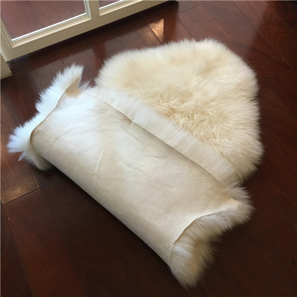 Реальная длинная кровать меха шерстей Мерино бросает одеяла с изготовленными на заказ цветом/размером