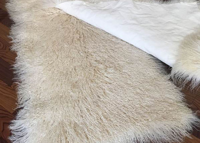 половика овчины волос 10-15км текстура длинного реального монгольская супер мягкая для спальни