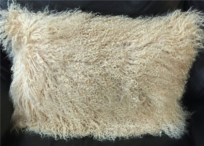 Тибетская подушка софы овчины покрывает вьющиеся волосы 10-15км длинное для кровати/софы/стула