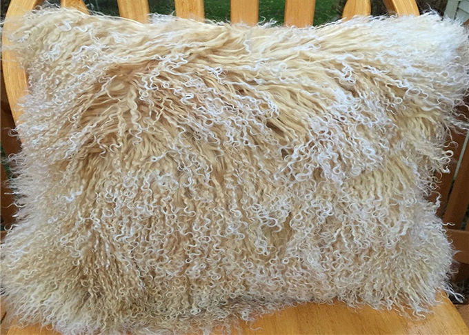 Подушка хода пинка шерстей овечки овчины монгольского оформления дома подушки меха неподдельная монгольская тибетская