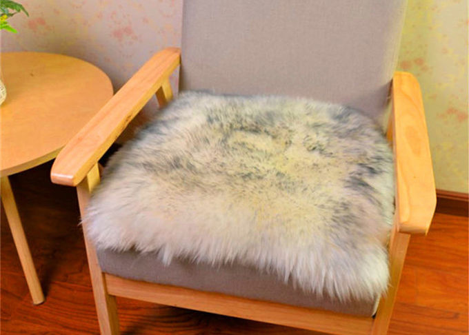 Подушки длинных шерстей декоративные для кресла, крышки подушек хода меха Брауна стула