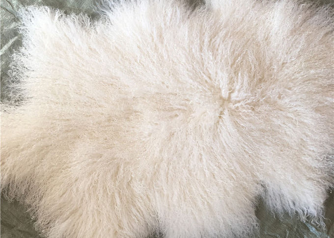 Половики неподдельного меха овец волос одеяла хода меха овечки Тибета длинного крытые для дома