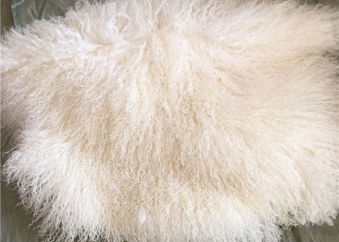 Кожа овец реального монгольского ламбскин волос ткани 15км меха длинного монгольского курчавая
